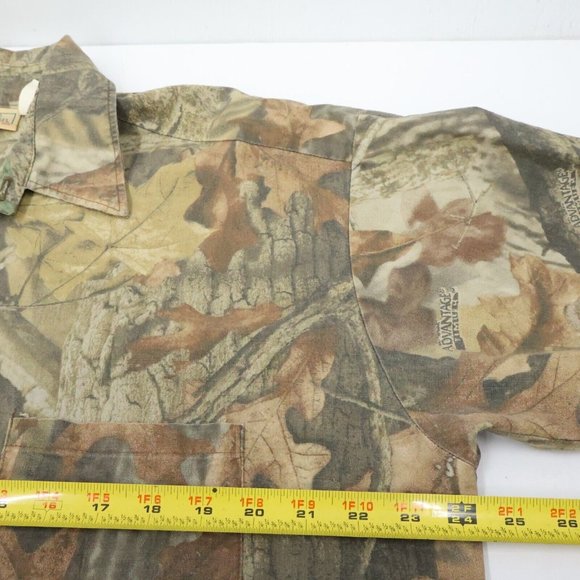 Vtg Redhead Hunting Shirt Size Large Button Up Camo Pattern - Picture 2 of 5